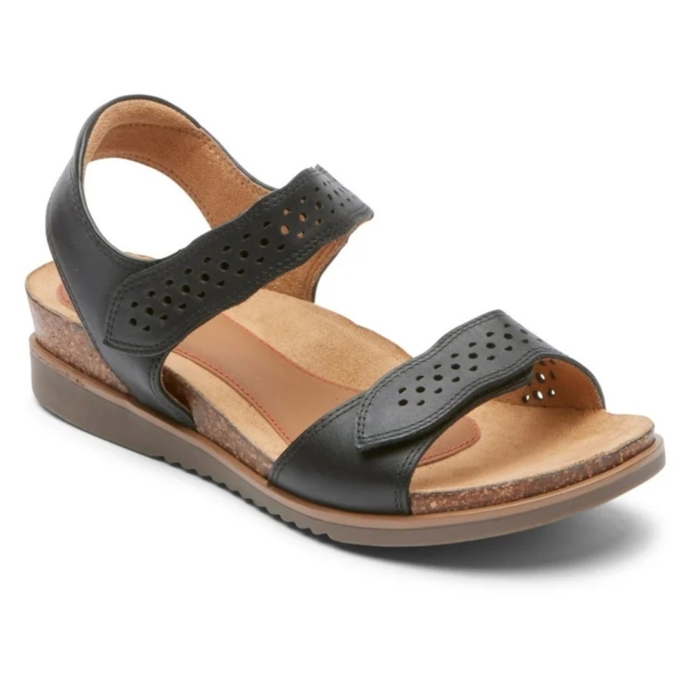 COBB HILL MAY WAVE LEATHER VELCRO SANDAL